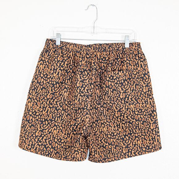 Nanushka Men's Large Printed Drawstring Shorts trunks brown - Picture 3 of 9